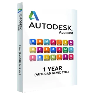 Autodesk Account 1 Year (AutoCAD, Revit, etc.)