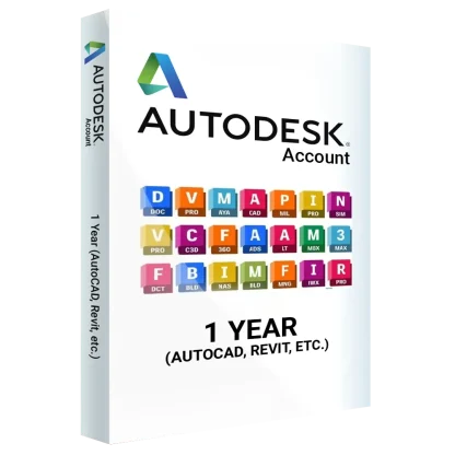 Autodesk Account 1 Year (AutoCAD, Revit, etc.)