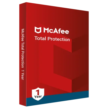 McAfee Total Protection 1-Year License - Comprehensive Security for Your Devices