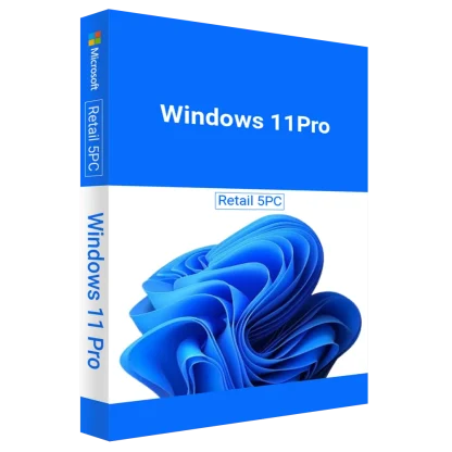 Windows 11 Pro Retail 5PC License - Genuine Key