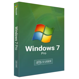 Windows 7 Professional - 5 User Lifetime Access