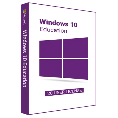 Windows 10 Education - 20 User License | Official Lifetime Activation