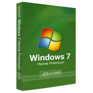 Windows 7 Home Premium - 5 User License - Lifetime Access