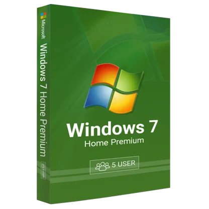 Windows 7 Home Premium - 5 User License - Lifetime Access