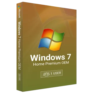 Windows 7 Home Premium OEM - Lifetime License for 1 User