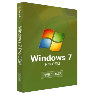 Windows 7 Pro OEM – 1 User Lifetime License